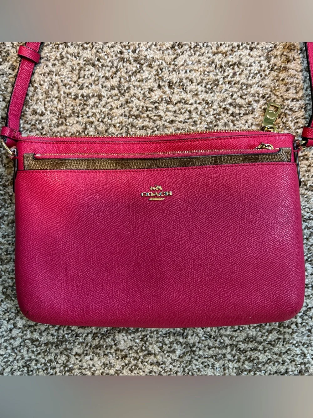 Coach Pink Crossbody Bag